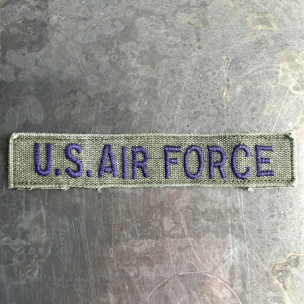 U.S. AIR FORCE embroidered tape patch - vintage